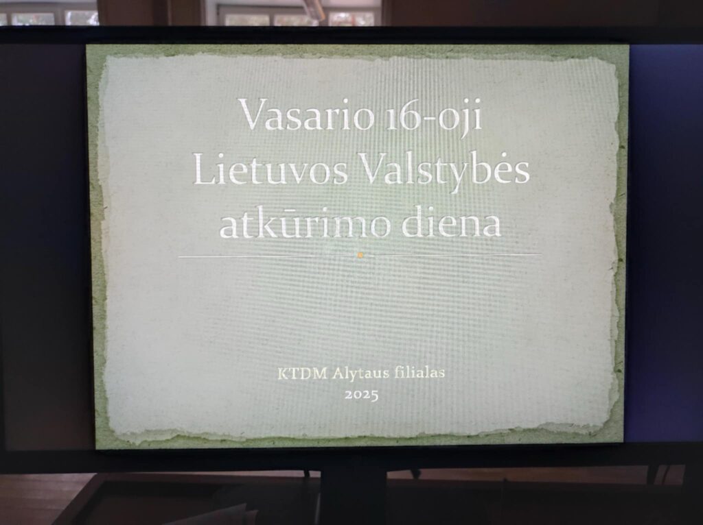 Lietuvos valstybės atkūrimo diena Lietuvos valstybės atkūrimo diena